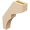 Ekena Millwork 3-inch W x 12-inch D x 16-inch H Monterey Rough Cedar Woodgrain TimberThane Knee Brace, Primed BRCUR03X12X16MONRCPR - alternate 2
